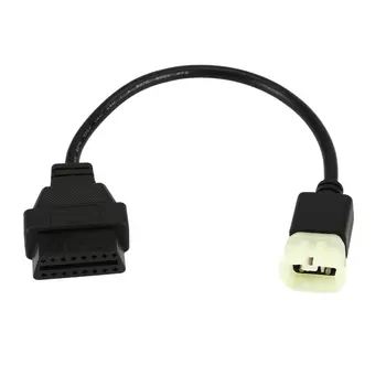 

6 pin to obd 16 pin adapter cable for TuneECU software to Motorcycle motorbikes ECU 6pin cable