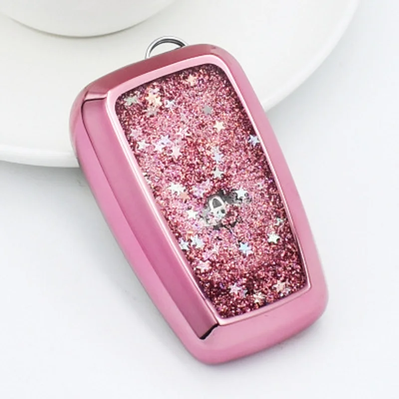 

Quicksand Soft TPU Car Key Cover Case Auto key shell For Toyota 2Button Chr C-hr Land Cruiser 200 Avensis Auris Corolla Accessor