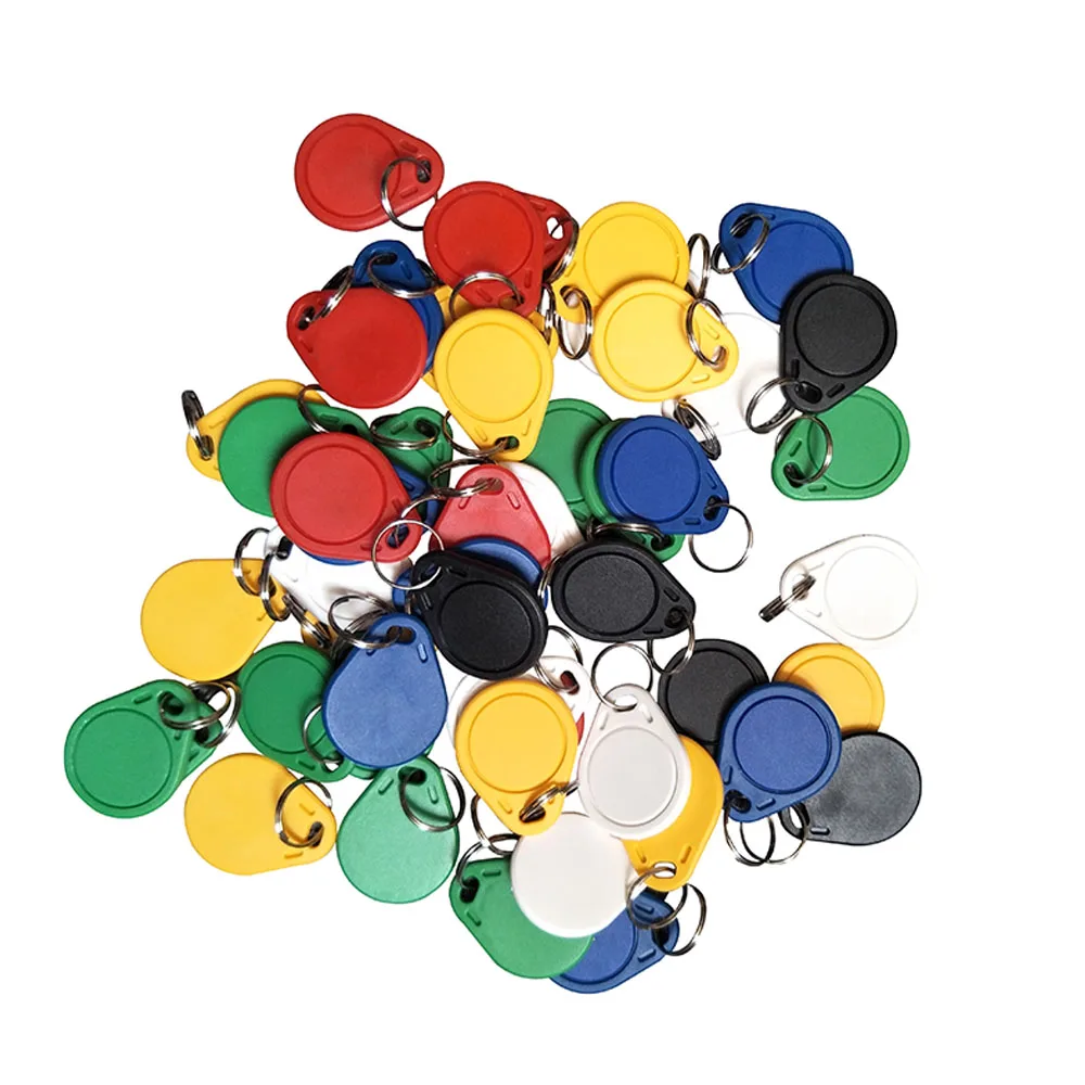 

(100PCS/lots) 13.56mhz Dellon Entrance Control High Quality Ntag 215 Key Ring Tag Forum Type3 for Game