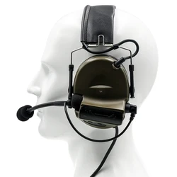 COMTAC-auriculares tácticos Comtac II Airsoft, cascos militares con reducción de ruido, protección auditiva, FG