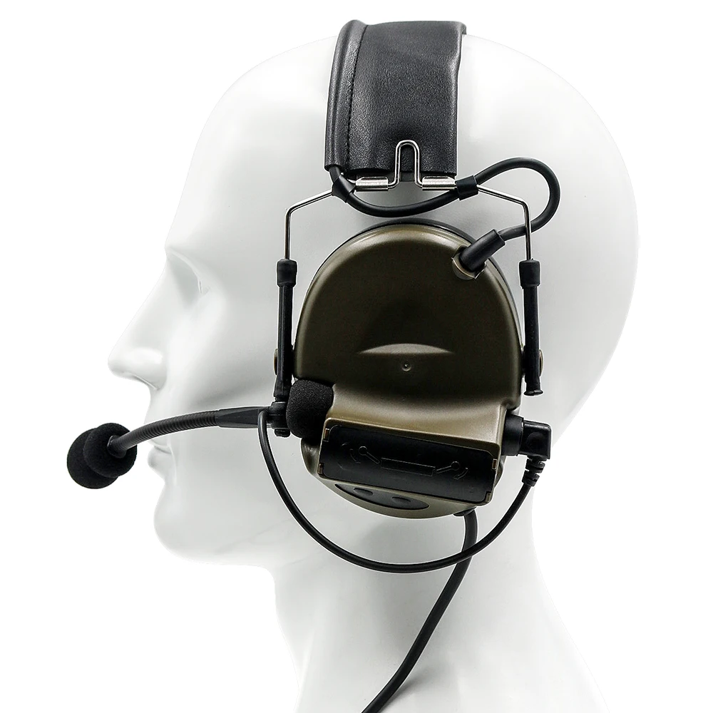 

Z Tactical Headsets Comtac II Airsoft Headsets Noise Canceling Headphone Military Hearing Protection Earphone For Hunting
