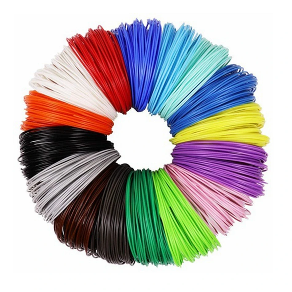 3D Printer Filament 10/20 Rolls 1.75mm 5M PLA Filament Printing Materials For 3d Printer Extruder Pen Accessories