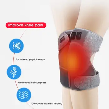 

2020 Arthritis Knee Support Brace Infrared Heating Therapy Kneepad for Relieve Knee Joint Pain Knee Rehabilitation Dropship