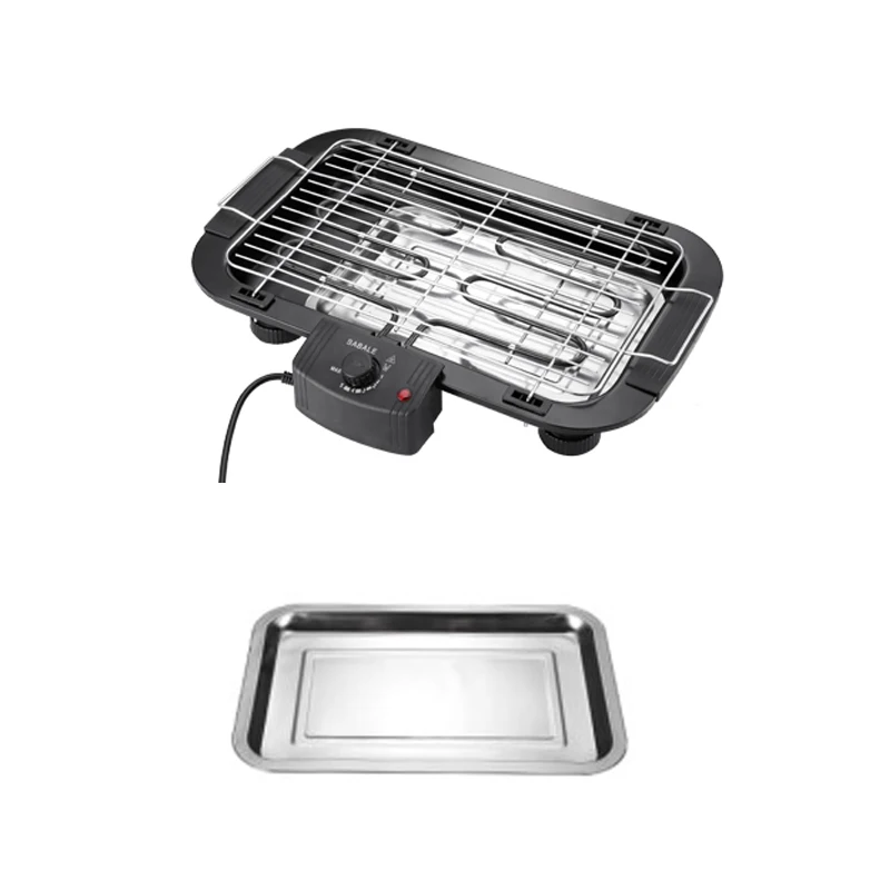 GOTOTOP 2000W Foldable Electric Barbecue Grill Carbon Grill BBQ Camping