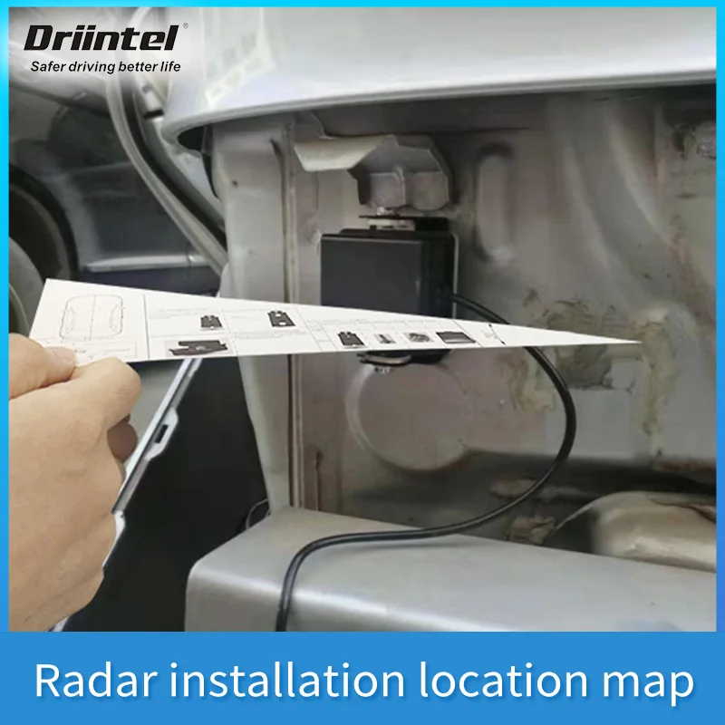 Driintel BSD radar car blind spot blind zone monitoring lane change line auxiliary system vehicle distance warning anti-collisio