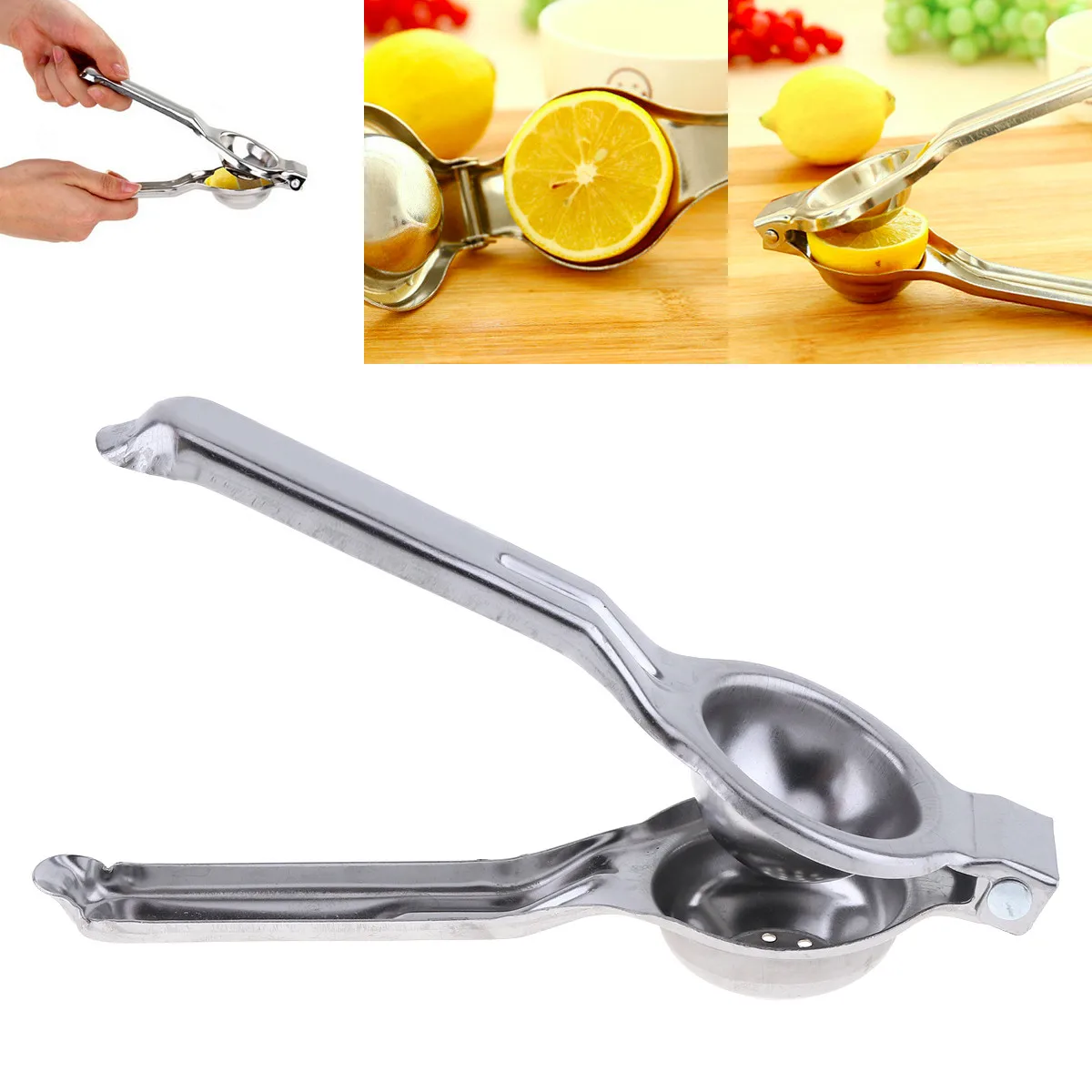 

Stainless Steel Lemon Orange Squeezer Juicer with Hand Press Squeeze Juice for Kitchen Gadget Tools