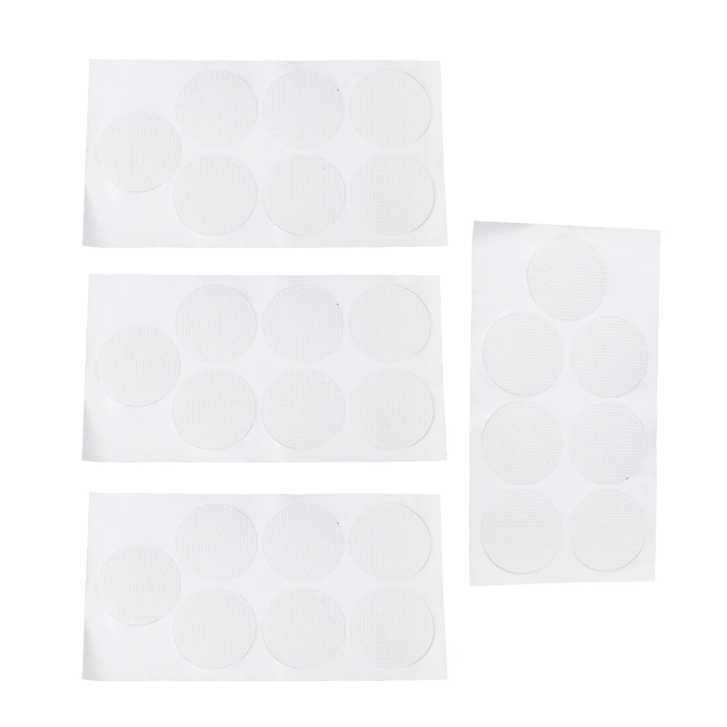 28pcs Round Safety Treads Non-Slip Applique Stickers Mat BathTub & Shower