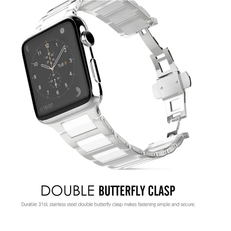 Браслет correas для apple watch 42 44 мм ремешок для iwatch i watch band Series 5 4 3 2 38 мм 40 мм Ремешки для наручных часов