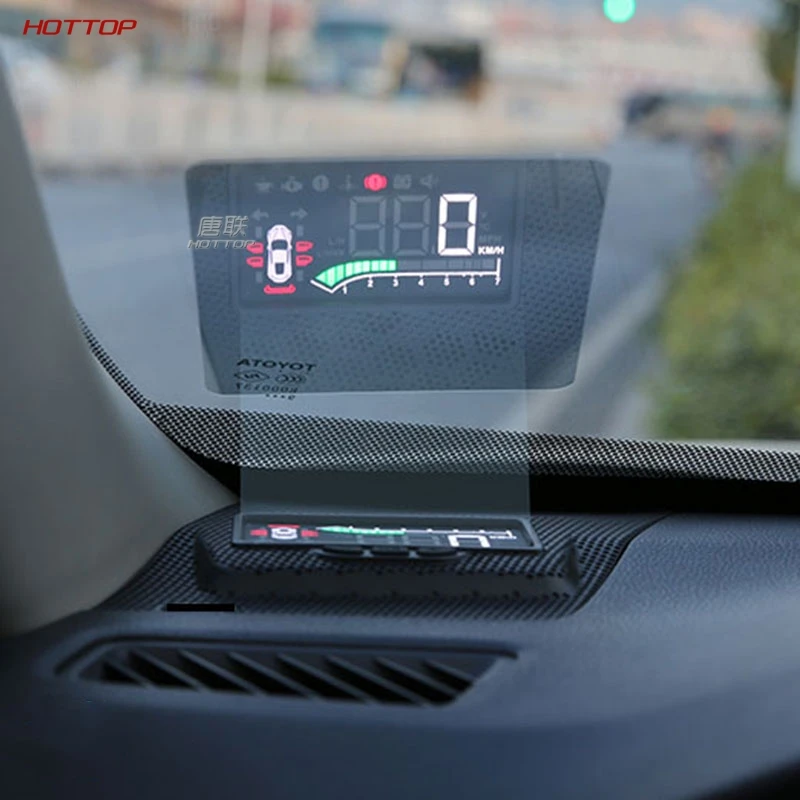 Car Hud For Toyota Land Cruiser/highlander/rav4 Head Up Display Auto Hud  Obd Refkecting Windshield Screen Projector - Head-up Display - AliExpress