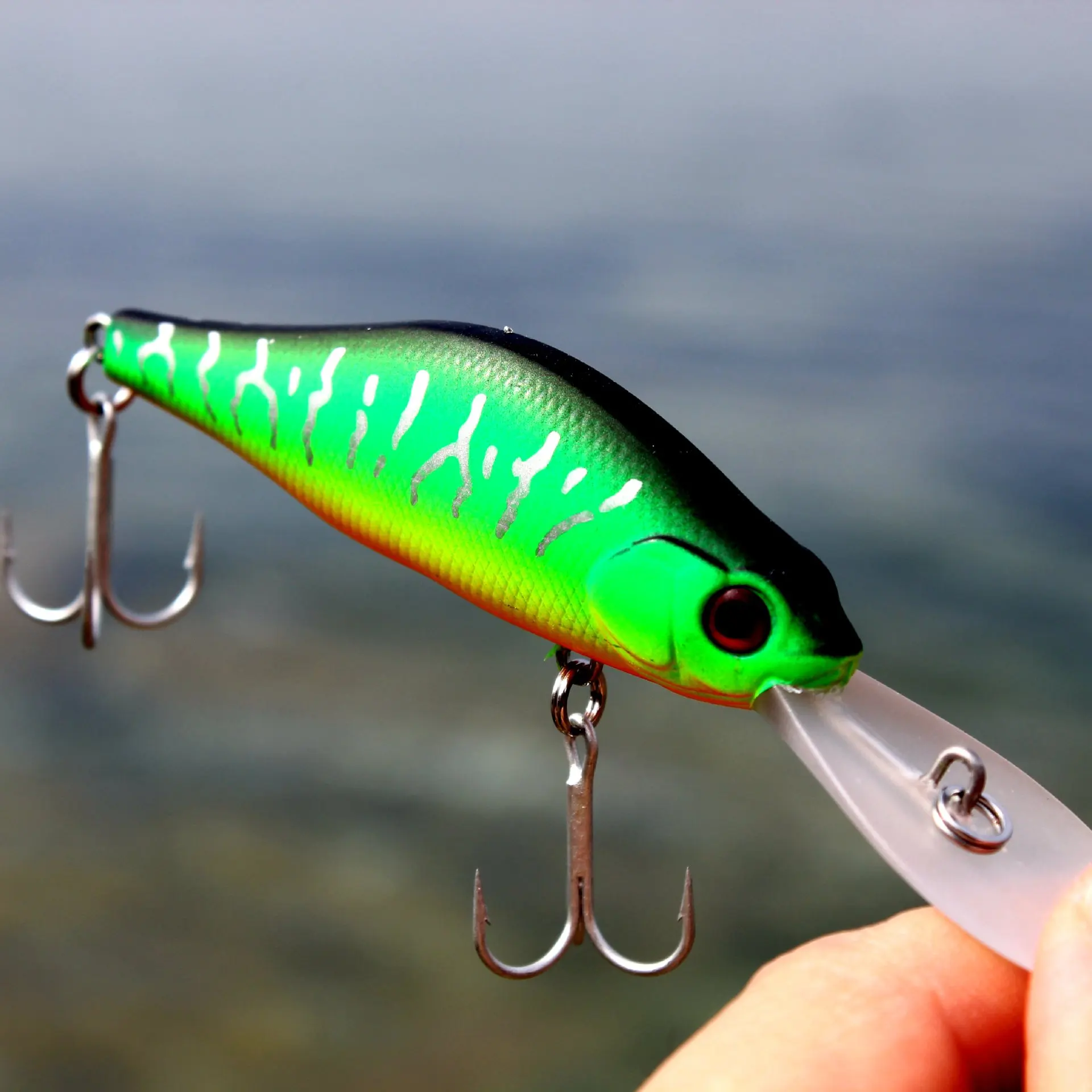 

Aoclu Lure Bait Hard Bait Floating Deep Dive Long-Tongued Board Mino Shad7cm9. 2g Freshwater And Seawater Little Fat