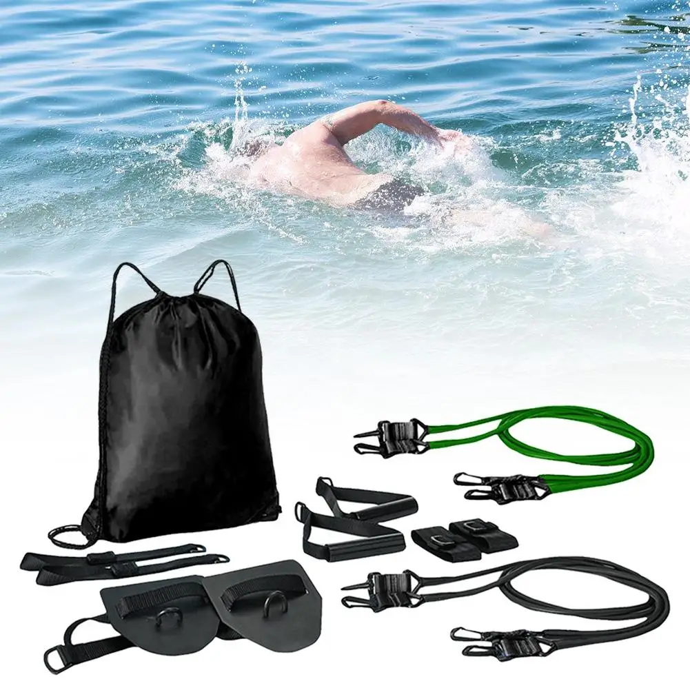 

Swim Trainer Advanced Training Swim Training Set Lightweight No Slipping Muscles Strengthening Webbed Gloves Swim Trainer Set