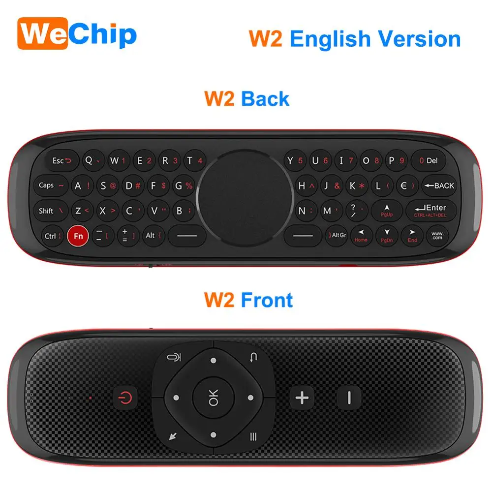 Wechip W2 Mini Keyboard with Touch Pad Mouse 2.4G Wireless Fly Air Mouse Voice Remote Control For Tv Box/Mini Pc/Tv PK Wechip W1 Wechip W2 Mini Keyboard with Touch Pad Mouse 2.4G Wireless Fly Air Mouse Voice Remote Control For Tv Box/Mini Pc/Tv PK Wechip W1