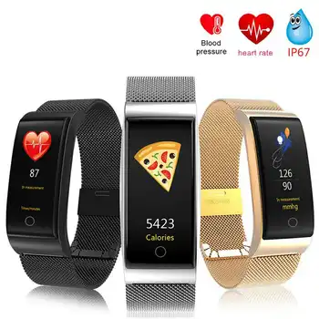 

F4 Smart Watch Bracelet Waterproof IP67 Blood Pressure Measurement GPS Sport Tracker Heart Rate Monitor Wristband For Adult