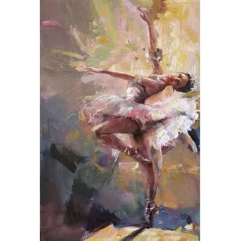 

5D DIY Diamond Painting Ballerina Diamond Embroidery Ballet dancer Picture Of Rhinestone Home Decor Diamond Painting Full Square