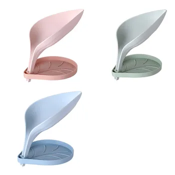 

Hot Sale Creative Leaf Shape Soap Dish Decorative Soap Holder for Bathroom Household Soap Holder