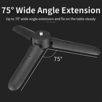 

MT 10 Action Camera Universal Table Mounted Photography Anti Slip Stable Tripod Stand Desktop Travel Portable For OSMO Mobile 3