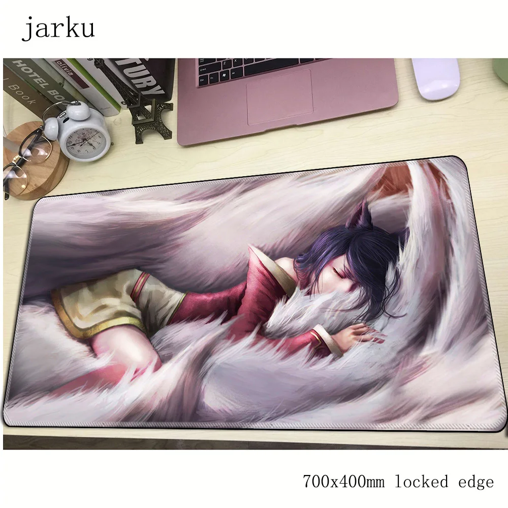 Ahri коврик для мыши геймер 700x400 мм notbook коврик для мыши большой игровой коврик для мыши большая горячая Распродажа коврик для мыши стол для компьютера padmouse