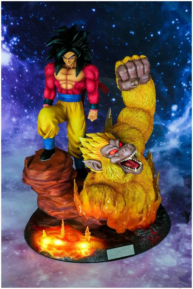 

33.5cm Large Banpresto Dragon Ball Z GT Goku Battle Big apes PVC action anime figure model Figurals toy for children
