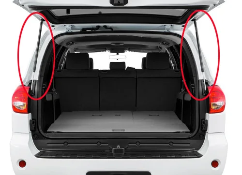 Демпфер для Toyota Sequoia Sport Utility 2008- 681 мм газовые стойки Пружинные опоры опорные стойки амортизаторы заднего люка