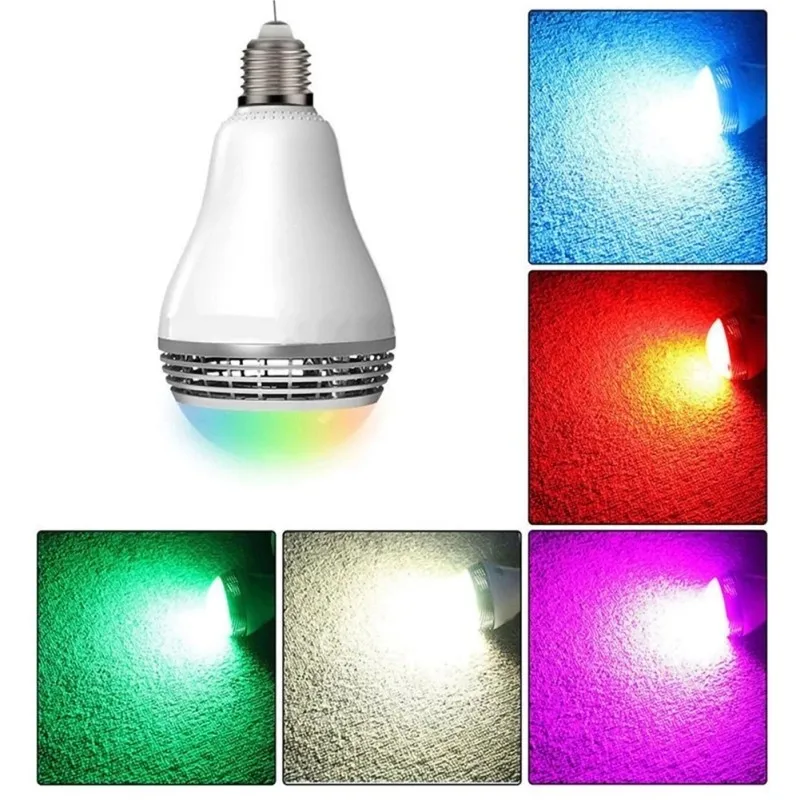 RGB Bluetooth MusicBulb Bluetooth динамик для бара, ресторана, украшения дома вечерние, управление мобильным телефоном Bluetooth музыкальный светильник