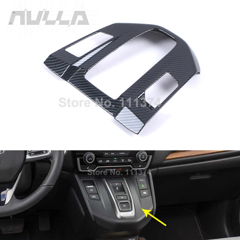 

Для Honda CR-V CRV HYBRID 2017 2019 2020 2021 ручка переключения передач для автомобильного интерьера панель Декор рамка Крышка отделка Аксессуары для украшения