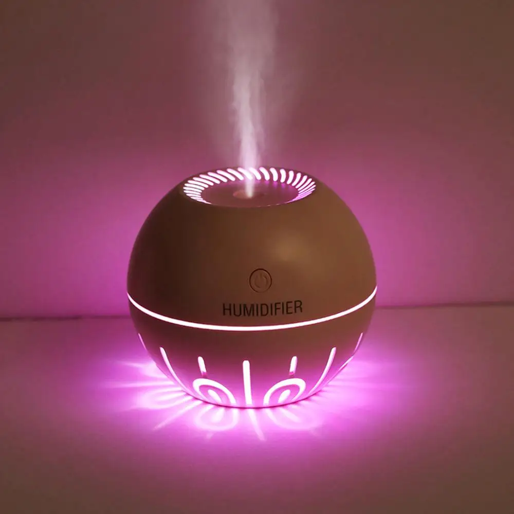 

3 in 1 330ML Mute Water Spray Humidifier Light Glow Speedball USB Humidifier Aroma Essential Oil Diffuser for Home car
