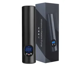 Умный беспроводной автомобильный шиномонтажный насос 12 В 6000 мАч большой аккумулятор светодиодный светильник с ЖК-экраном автомобильный воздушный насос сразу же, когда полный