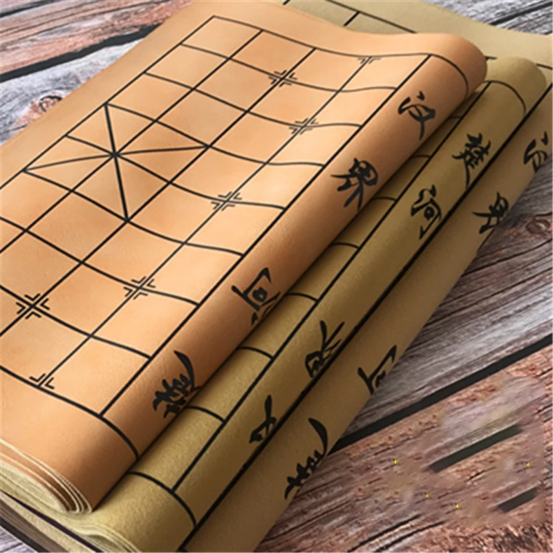 Go Chess and Chinese Xiangqi Chess Double Sided Chessboard 51x46cm Soft Chess Cloth Go Game Set Chess boards