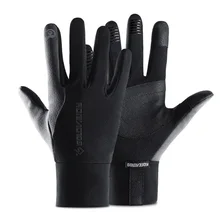 Перчатки для катания на лыжах с сенсорным экраном, зимние теплые сноубордические перчатки для мужчин и женщин, противоскользящие водонепроницаемые горные спортивные перчатки для велоспорта