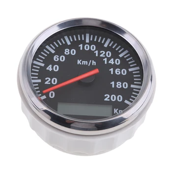 

85mm Speedometer Waterproof 0-200KM/H For Car Truck Motorcycle 12/24V