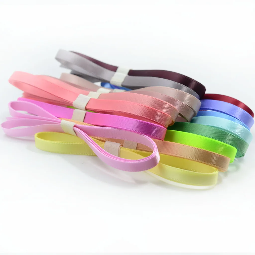 16pcs Polyester Ribbon Ribbons for Crafts Bow Handmade Gift Wrap Party Wedding Decorative Clip Earphone Leisure Creative DIY