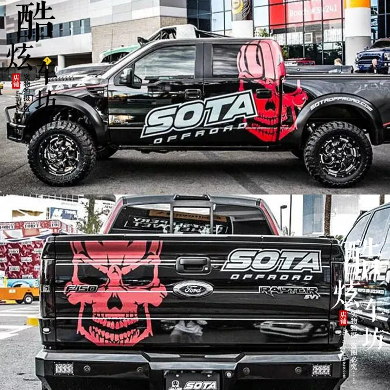 Автомобильные наклейки для Ford Raptor F150 Ranger, наружные украшения, модификация Raptor Ranger, наклейки для пикапа, принадлежности