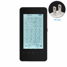 LCD Touch Screen Physiotherapy ABS Relax Electric Unisex Massager Portable Ten Unit Dual Channel 28 Modes Muscle Stimulator