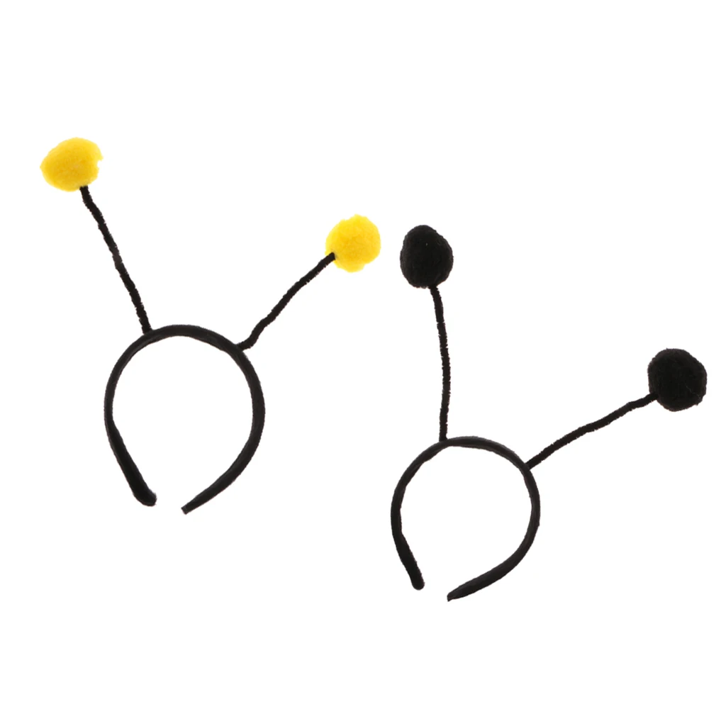 2/set  ' Insect Antennae Headband Bumble Bee Ant Alien Costume Hair Accessories For Girls And Women On  Festival Fancy Parties