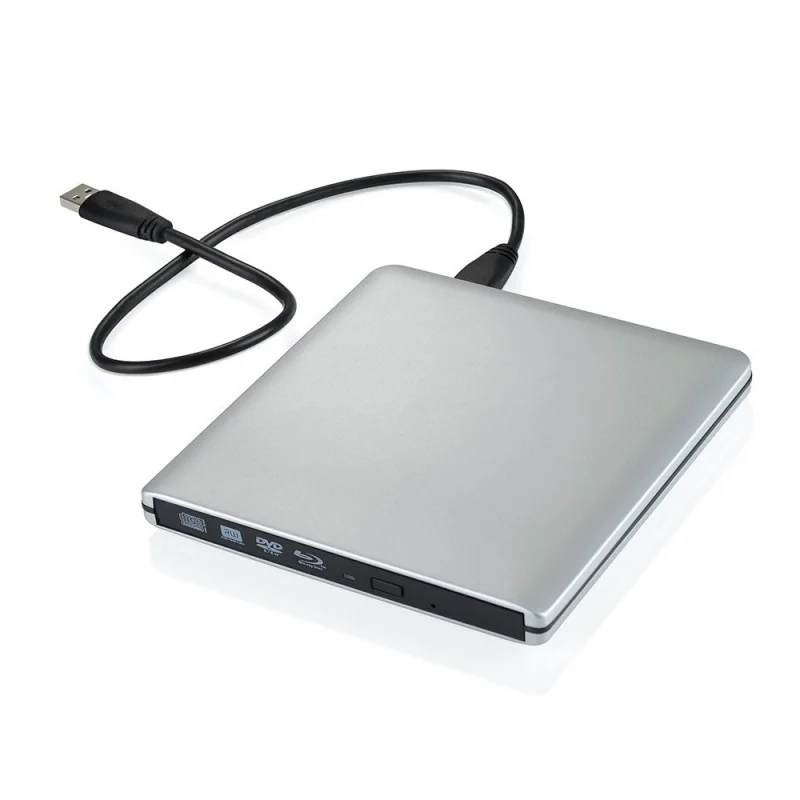 

[Writer / Blu - ray External] Ultra Slim 3D Blu - ray Player Portable External USB 3.0 Reader / Writer BD - RW for Apple MacBook