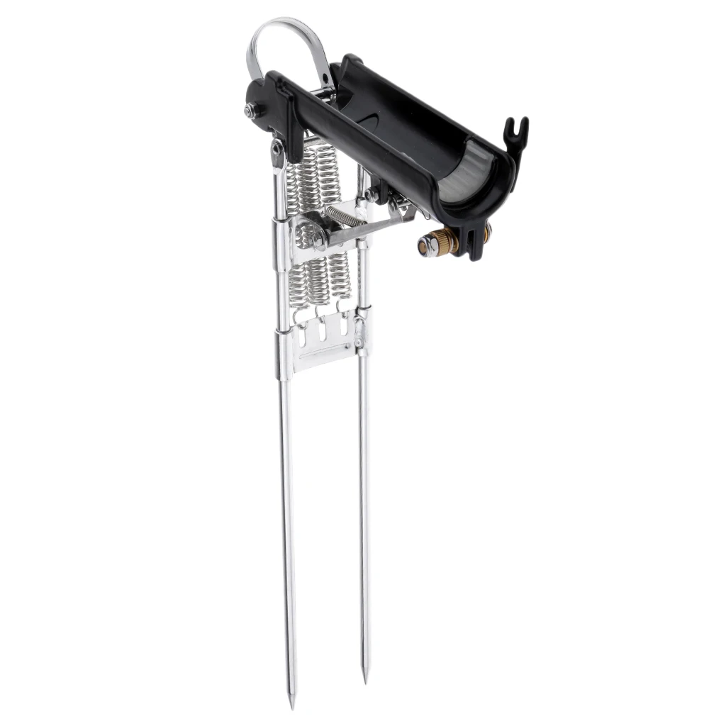 

1 Piece High Quality Grounded Fishing Rod Pole Stand Bracket Support Rack Foldable Bilateral Fishing Accessory