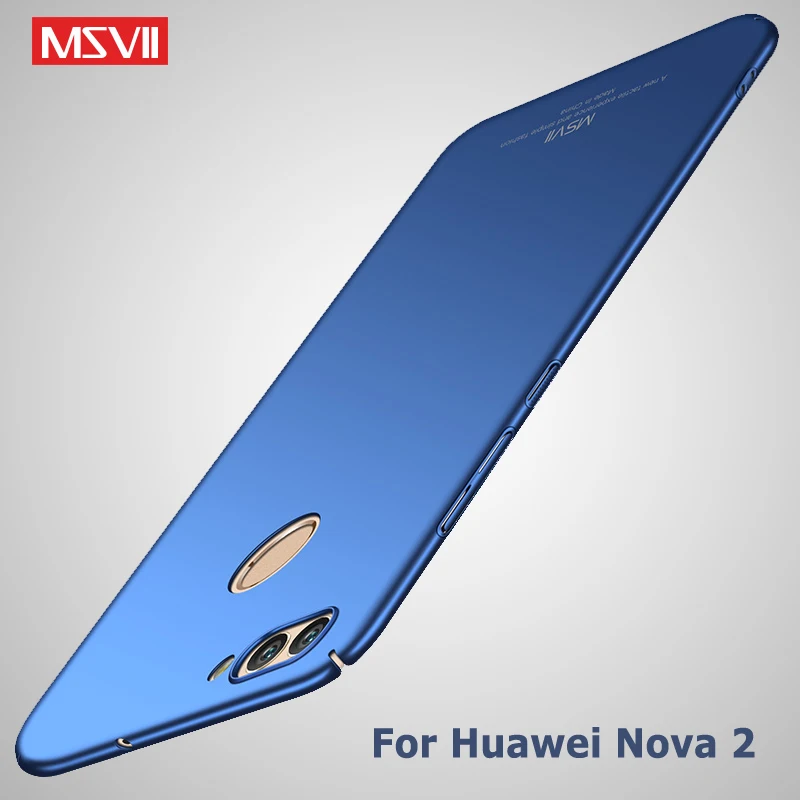 Чехол для Nova 2 тонкий матовый чехол Msvii Huawei S I жесткий из поликарбоната 2i чехлы