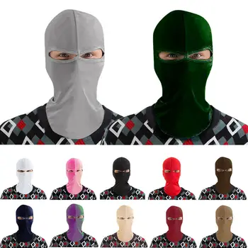 

Outdoor Lycra Ski Cycling Motorcycle Full Face Mask Balaclava Ninja Scarf Neck Cover Protect Windproof Sport Solid Color New