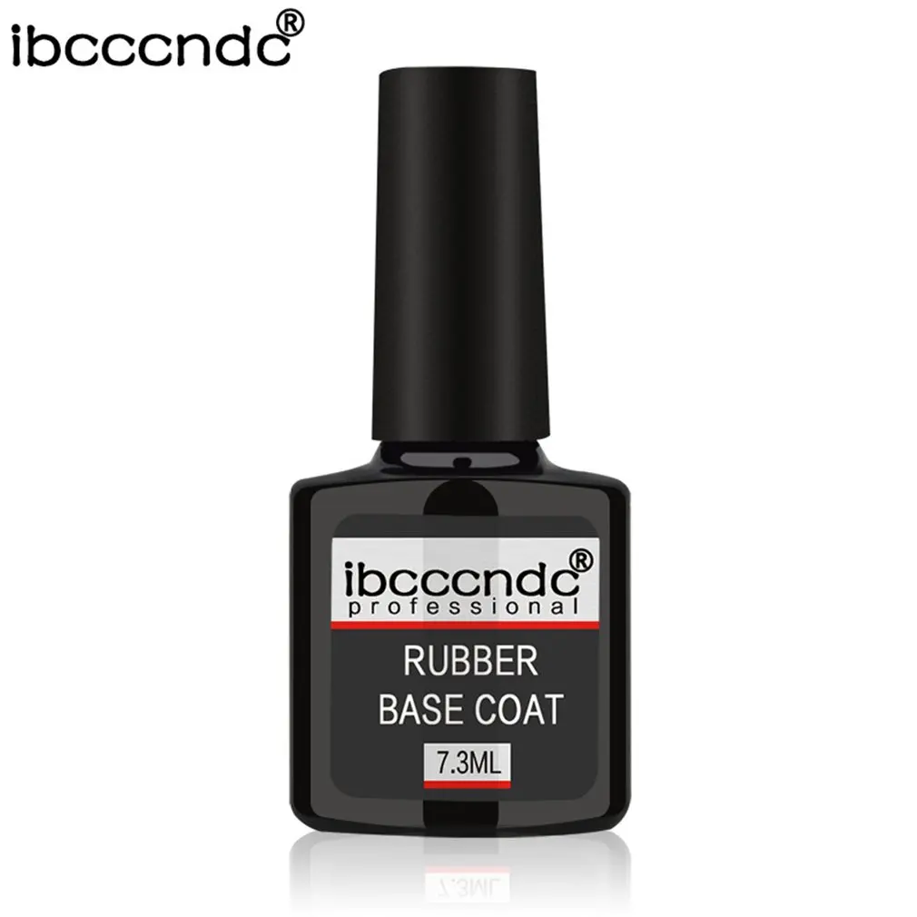 

7.3ml Professional Rubber Base Coat Rubber Top Coat Soak-off Gel Nail Polish For Long Lasting Nails Layer Cure Under UV Lamp