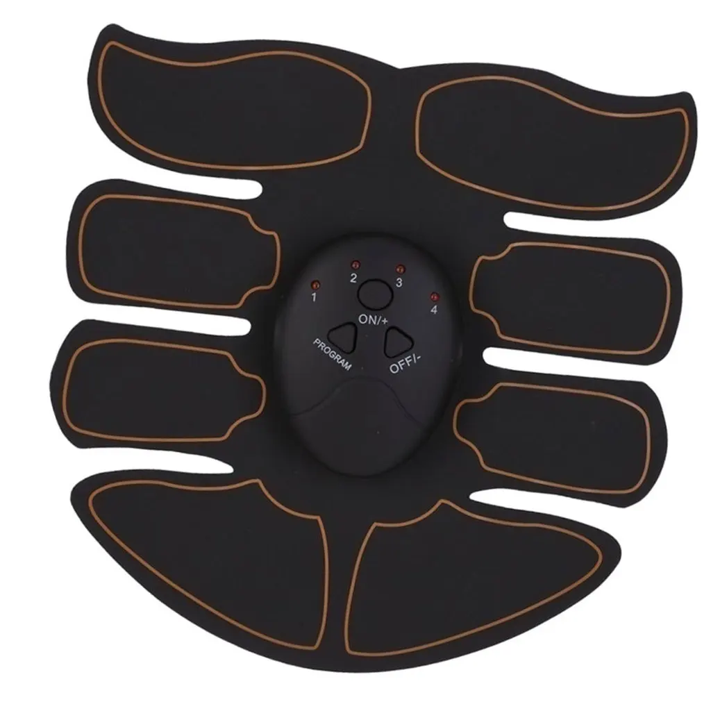 ABS Plastic Abdominal Trainer Rechargeable Simulator EMS Training Smart Body Abdomen Muscle Arm/Hip Exerciser 