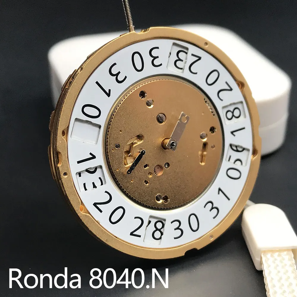 Movimiento de cuarzo con 13 joyas 8040/8040N SW piezas de relojero línea Mastertech de Ronda 8040.N AliExpress Relojes de