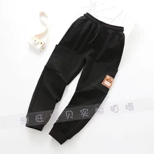 Winter Style Crawler BOY'S Super Soft Thick One-piece Velvet Casual Pants Children Warm Bib Overall Trousers