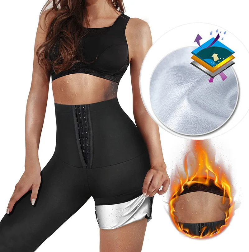 

Sauna Sweat Pants Waist Trainer Weight Loss Pants Body Shapers Women Neoprene Slimming Shapewear Tummy Control Legging