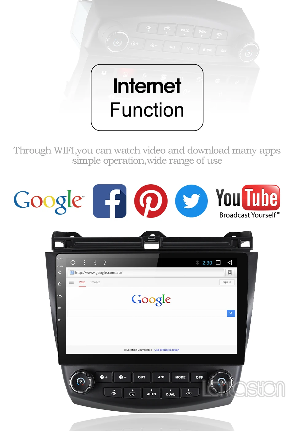 Best DSP 2+32Gandroid 9.0 car dvd gps navigation player for Honda Accord 7 2003-2007 car radio video player gps navigation car stereo 6