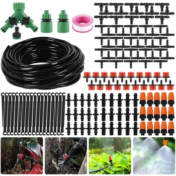 

New 40M DIY Drip Irrigation System Automatic Watering Garden Hose Micro Drip Watering Kits with Adjustable Drippers