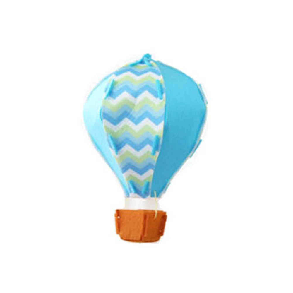 3D фонарь воздушный шар бумажный фонарь детский день рождения Свадебный декор Домашний офис настольная игрушка с орнаментом подарок - Цвет: Blue