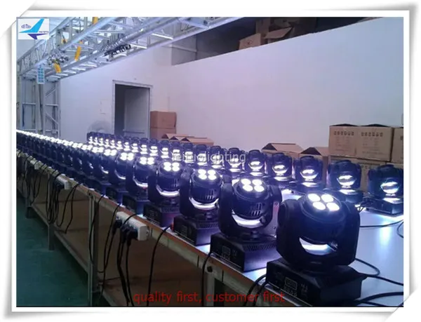 A-wash moving head light новое поколение две стороны RGBW 4 шт 10 Ватт led