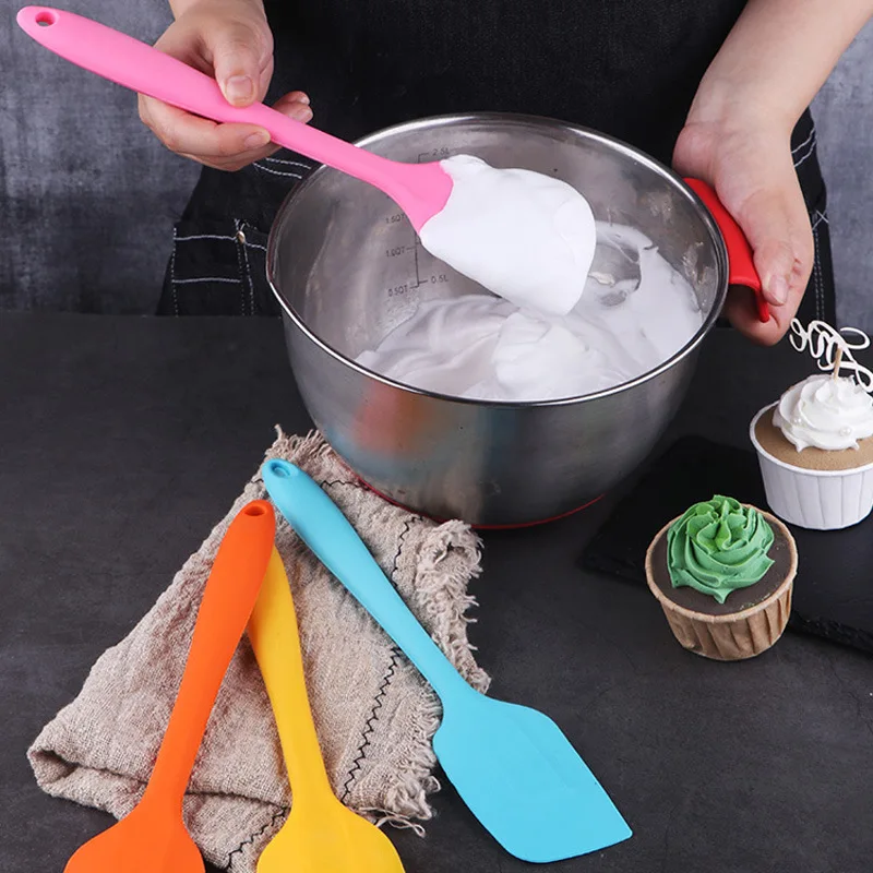 Silicone Baking Spatula Long Handle Non Stick Mixer