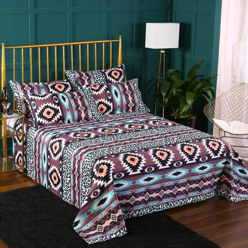 Yi chu xin 3d Bohemian Bedding set queen size boho Duvet Cover set Pillowcases 2/3pcs bed set