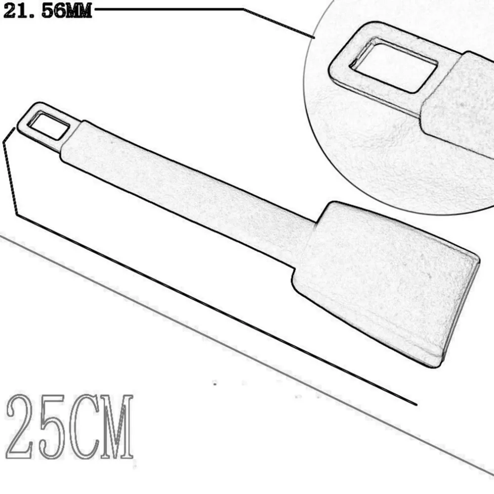 25 см безопасные сертифицированные жесткие удлинители ремней для сиденья для автомобилей, зажим для ремня безопасности для детских автокресел